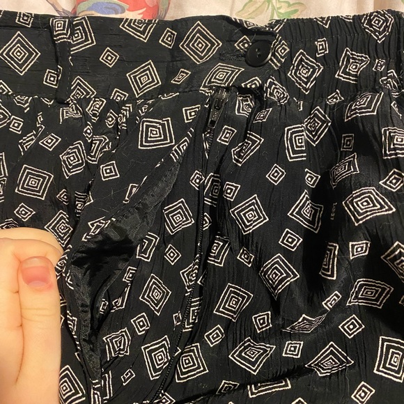 100% silk vintage midi skirt - Picture 2 of 3